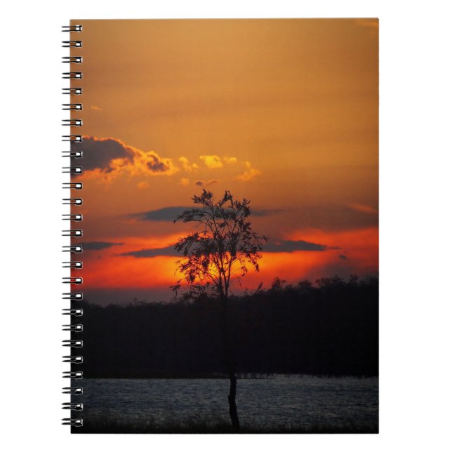Lake Paradise sunset notebook (Front)