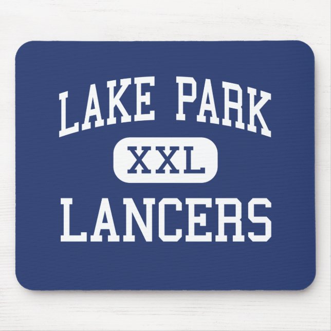 Lake Park - Lancers - High - Roselle Illinois Mouse Mat (Front)