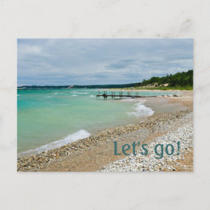 Lake Party Invitation Postcard
