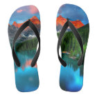 Lake Peaks Custom Flip Flops Thongs Jandals Slops