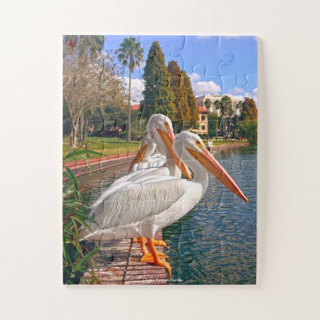 Lake Pelican Florida Jigsaw Puzzle (Vertical)