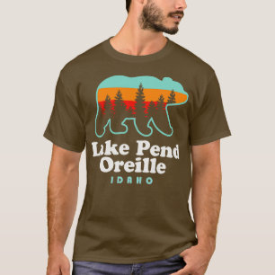 Lake Pend Oreille Idaho Fishing Camping TShirt