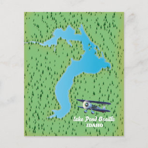 Lake Pend Oreille Idaho map Flyer