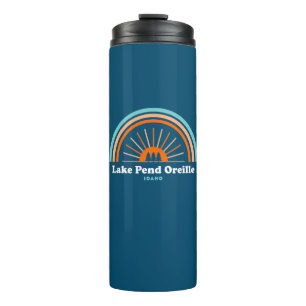 Lake Pend Oreille Idaho Rainbow Thermal Tumbler