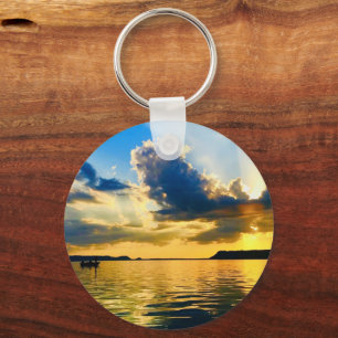 Lake Pepin Sunset Key Ring