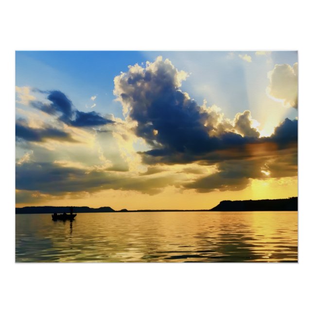 Lake Pepin Sunset Poster (Front)