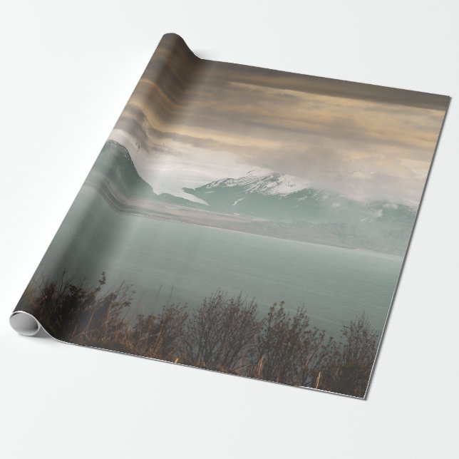 LAKE PHOTOGRAPHY WRAPPING PAPER (Unrolled)
