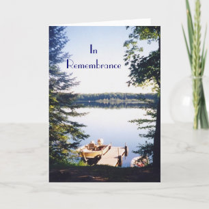 Lake picture2, InRemembrance Card
