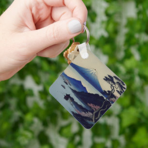 Lake, Pine and Mountain - Japan Key Ring