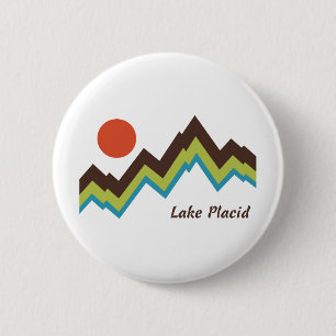 Lake Placid 6 Cm Round Badge
