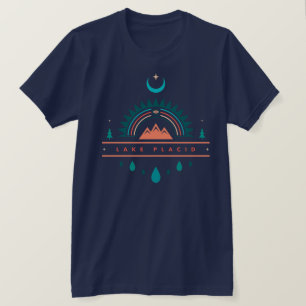 lake placid boho rainbow moon T-Shirt