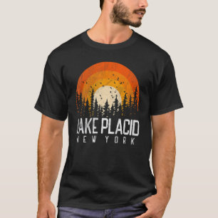 Lake Placid New York NY   Retro Vintage 70s 80s 90 T-Shirt