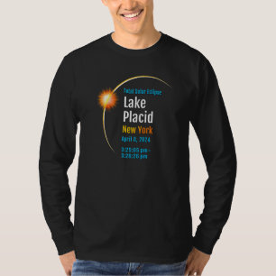 Lake Placid New York NY Total Solar Eclipse 2024 1 T-Shirt