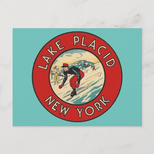 Lake Placid, New York - Postcard (Front)
