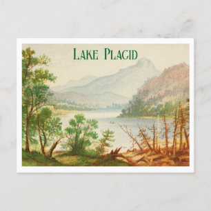Lake Placid New York Vintage Landscape Postcard