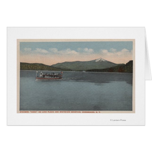 Lake Placid, NY - View of Steamer Doris (Front Horizontal)