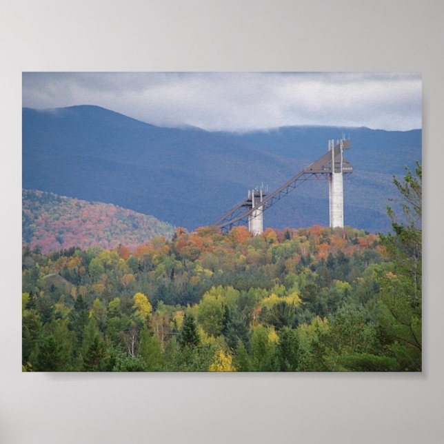 Lake Placid Ski Jumps Poster (Front)
