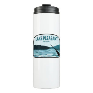Lake Pleasant Arizona Fishing Rod Thermal Tumbler