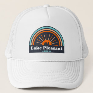 Lake Pleasant Arizona Rainbow Trucker Hat