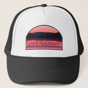 Lake Pleasant Arizona Red Sunrise Trucker Hat