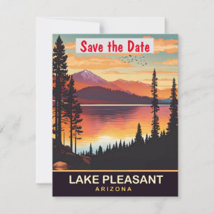 Lake Pleasant, Arizona, Travel Postcard,  Save The Date