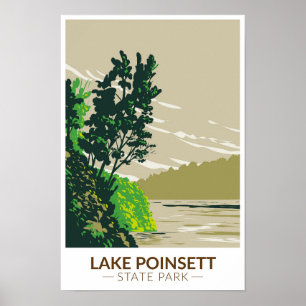 Lake Poinsett State Park Arkansas Vintage Poster
