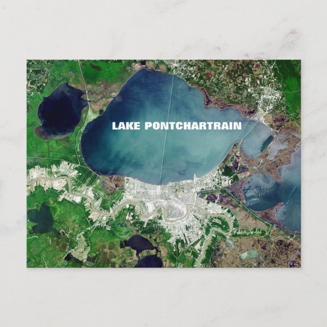 Lake Pontchartrain Postcard (Front)