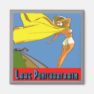 Lake Pontchartrain Poster Magnet