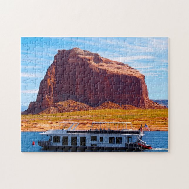 Lake Powell Arizona.  Christmas Greetings Jigsaw Puzzle (Horizontal)