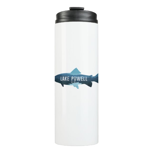 Lake Powell Arizona Utah Fish Thermal Tumbler (Front)
