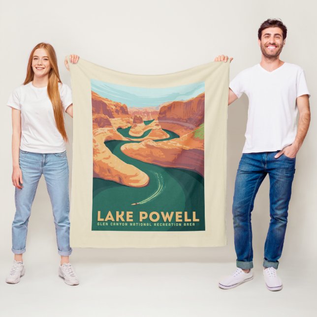 Lake Powell | Arizona & Utah Fleece Blanket (In Situ)
