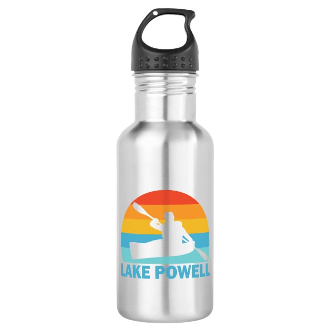 Lake Powell Arizona Utah Kayak 532 Ml Water Bottle (Front)