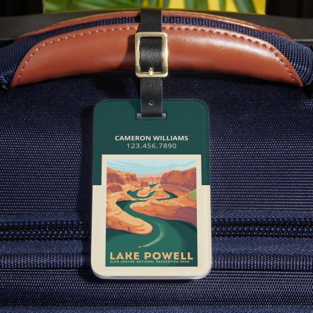 Lake Powell | Arizona & Utah Luggage Tag (Front Insitu 2)