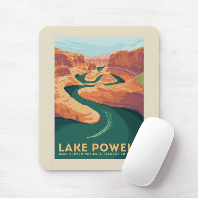 Lake Powell | Arizona & Utah Mouse Mat (With Mouse)