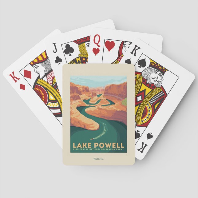 Lake Powell | Arizona & Utah Playing Cards (Back)