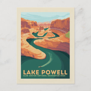 Lake Powell   Arizona & Utah Postcard