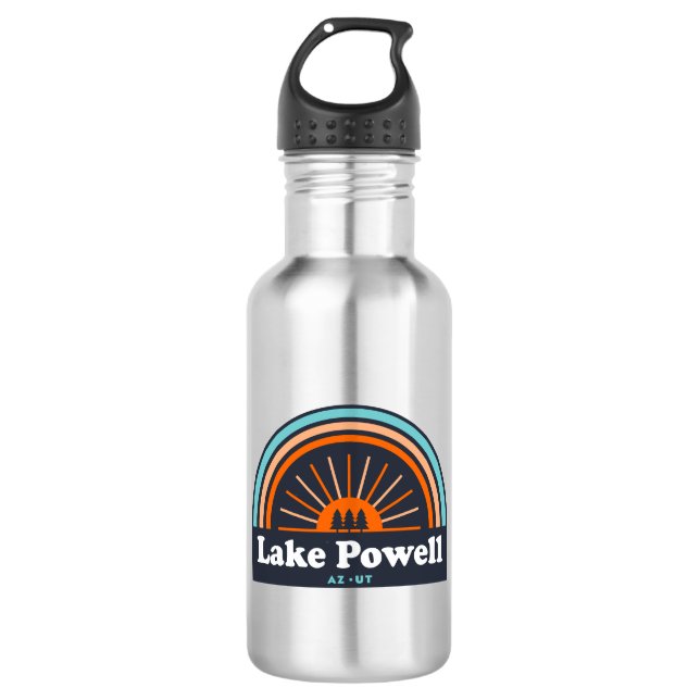 Lake Powell Arizona Utah Rainbow 532 Ml Water Bottle (Front)