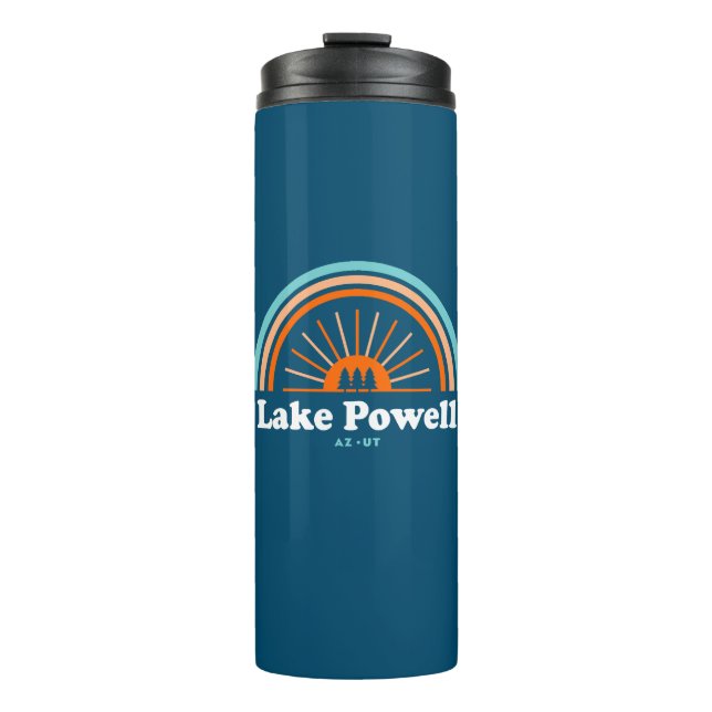 Lake Powell Arizona Utah Rainbow Thermal Tumbler (Front)