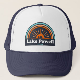 Lake Powell Arizona Utah Rainbow Trucker Hat