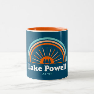 Lake Powell Arizona Utah Rainbow Two-Tone Coffee Mug