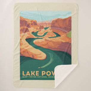 Lake Powell   Arizona & Utah Sherpa Blanket