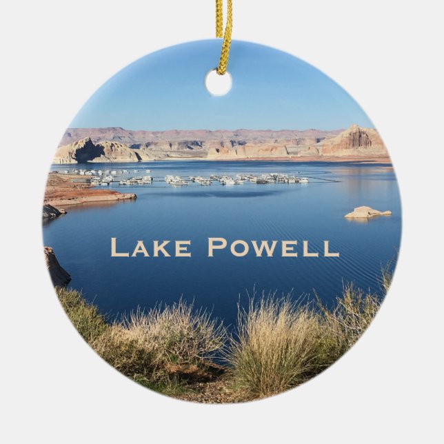 Lake Powell AZ-Utah Border Travel Ornament (Front)