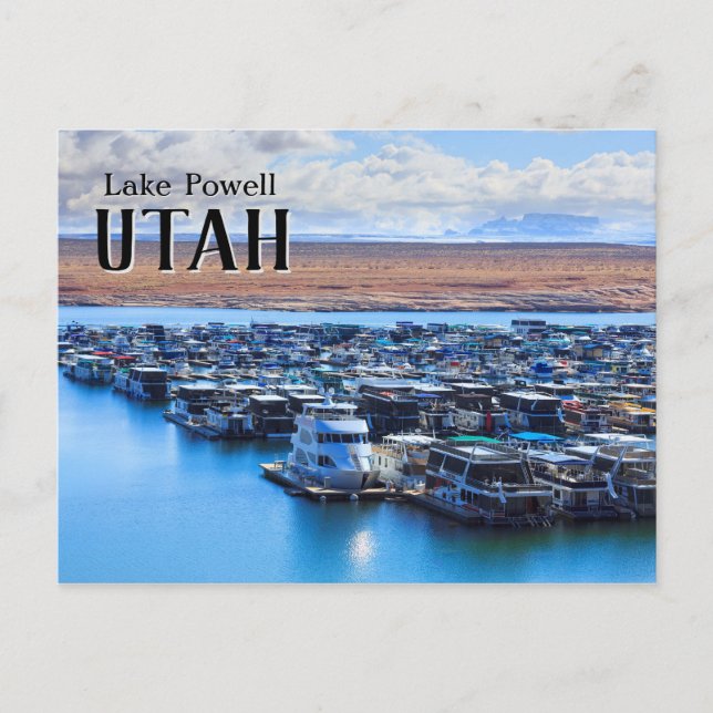 Lake Powell Boating Postcard (Front)