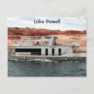 Lake Powell: Houseboat, Arizona, USA 10 Postcard