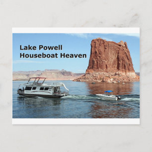 Lake Powell Houseboat Heaven, Arizona, USA Postcard
