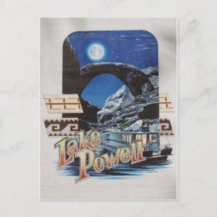 Lake Powell Moonlite Scenic Postcard