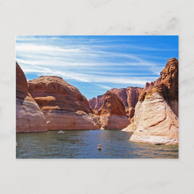Lake Powell Page Arizona Water Reservoir Landscape Postcard (Front)