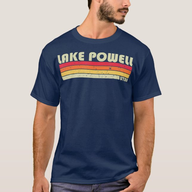 LAKE POWELL UTAH Funny Fishing Camping Summer T-Shirt (Front)
