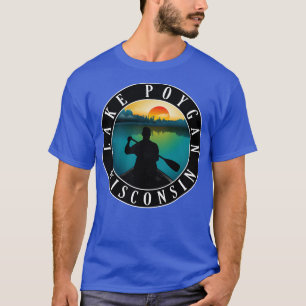 Lake Poygan Wisconsin Canoeing T-Shirt