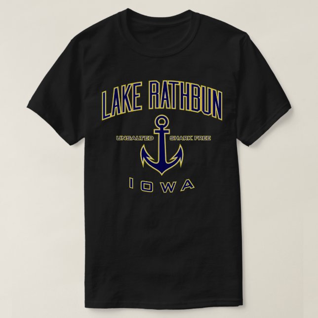 Lake Rathbun IA  for Women Men Girls  Boys  T-Shirt (Design Front)